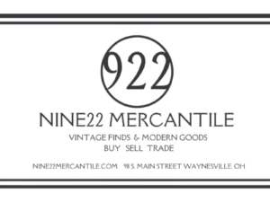 Logo for Nine 22 Mercantile Logo for Nine 22 Mercantile